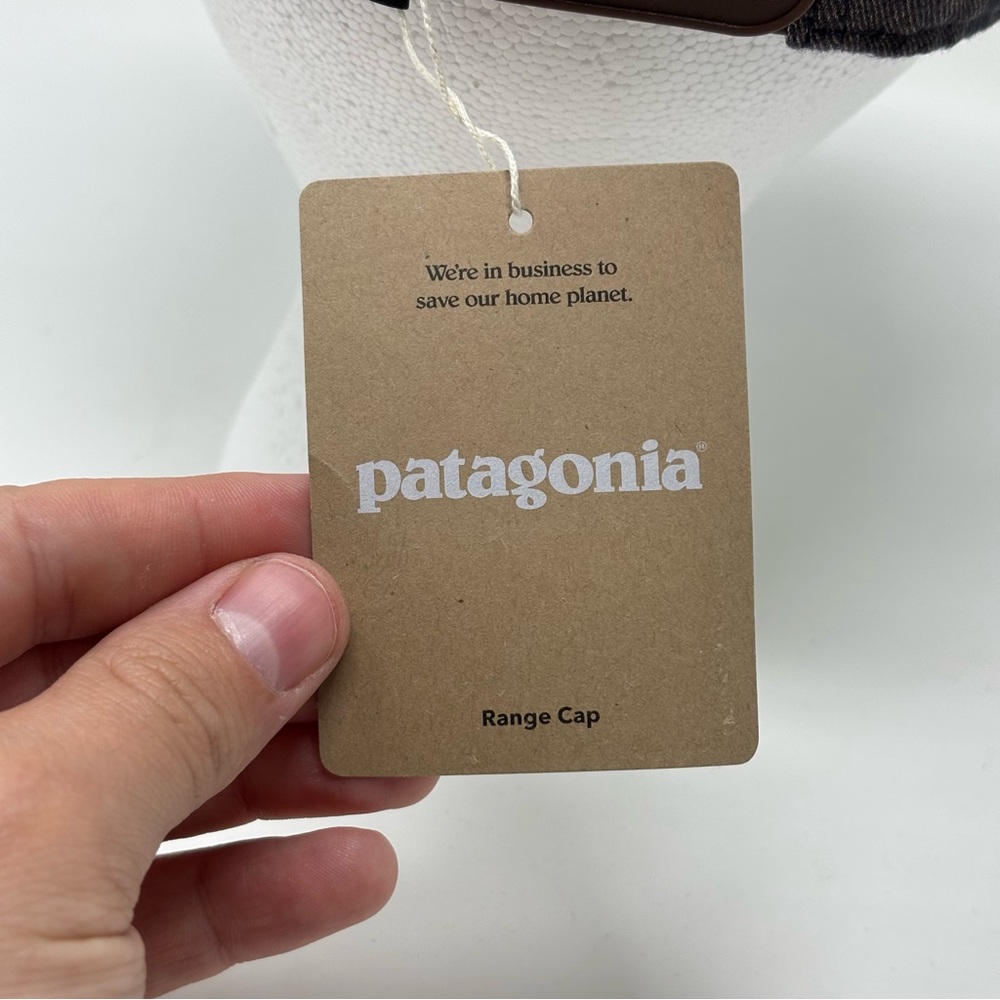 NWT PATAGONIA RANGE CAP HAT BROWN BLUE SNAPBACK OSFA - Picture 12 of 13